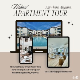 Step inside our apartments at www.therileyapartments.com without leaving the comforts of your home!  Explore the unparalleled luxury of The Riley from wherever you are with our virtual tours. These tours bring our exceptional amenities and floor plans right to your fingertips, ensuring you can envision your new home effortlessly. View our stunning interiors and immerse yourself in our beautifully designed living spaces, showcasing modern layouts and premium finishes that define contemporary living. ... Instagram post from @therileyapts on December 19, 2024 00:00:00am